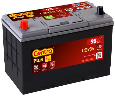 Startera akumulatoru baterija CENTRA CB955 CENTRA Plus CB955 Akumulatoru baterija HYUNDAI H-1 Furgons 2016