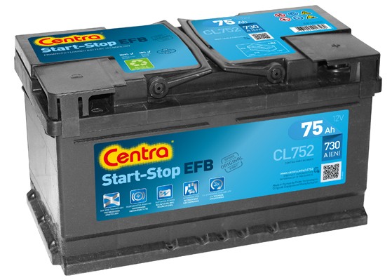 CENTRA Starterbatteri CL752 CENTRA CL752 Ford Kuga Mk1 Starterbatteri pris
