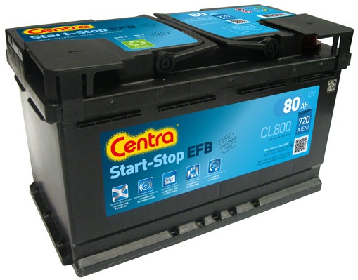 CENTRA Startbatteri CL800 Bilbatteri CENTRA Chevrolet NUBIRA Start-Stop CL800