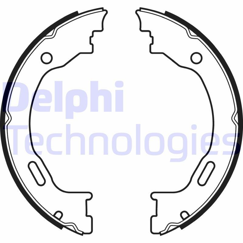 Piduriklotside komplekt, seisupidur DELPHI LS2077 DELPHI LS2077 Käsipidur Chrysler 300 2020