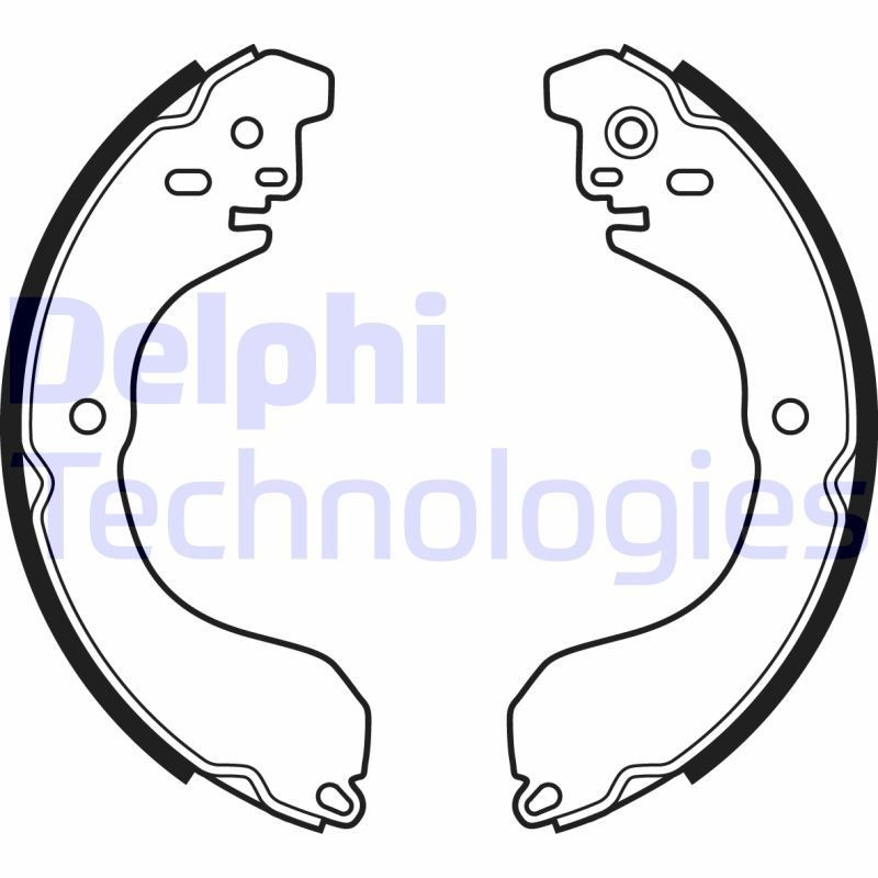 DELPHI Piduriklotside komplekt LS2088 DELPHI LS2088 Trummelpiduriklotsid Chrysler Neon 2 hind