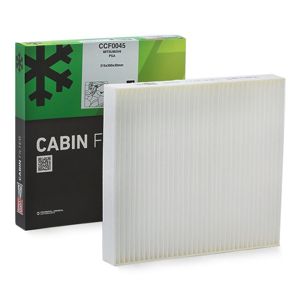 CHAMPION Filtro, ar do habitáculo CCF0045 Filtro do habitáculo CHAMPION MITSUBISHI CCF0045