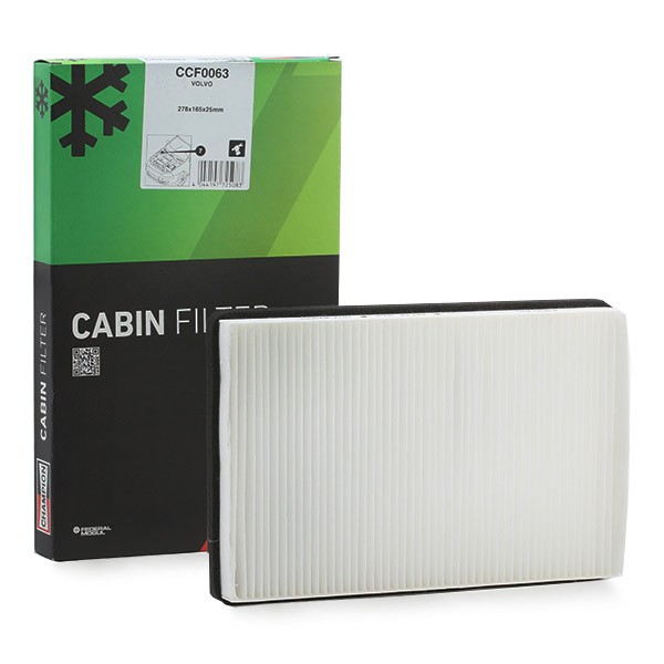 CHAMPION Kupéfilter CCF0063 CHAMPION CCF0063 pollenfilter Volvo 850 Kombi pris