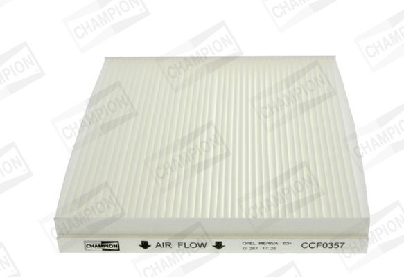 CHAMPION Filtrs, Salona telpas gaiss CCF0357 Salona gaisa filtrs CHAMPION Opel VIVARO CCF0357