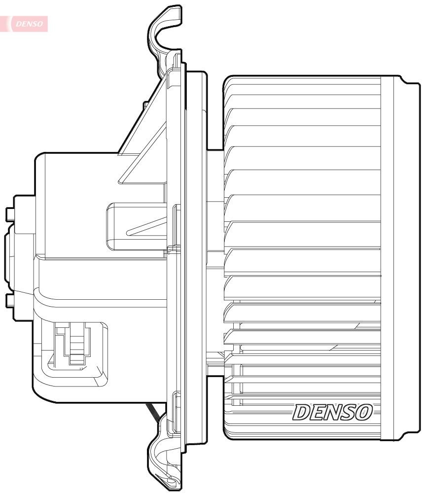 DENSO Kupévifte DEA09024 Varmeapparat motor DENSO Kia SPORTAGE DEA09024