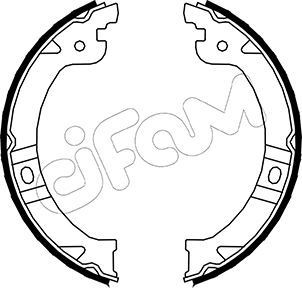 CIFAM Ganasce freno a mano 153-027 CIFAM 153-027 costo Ganasce freno a mano Grand Caravan III originale