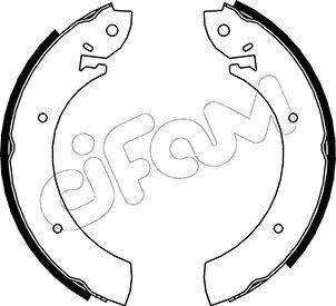 CIFAM Bremsbackensatz 153-100 153-100 CIFAM SSANGYONG Istana Bus Bremsbacken Kosten