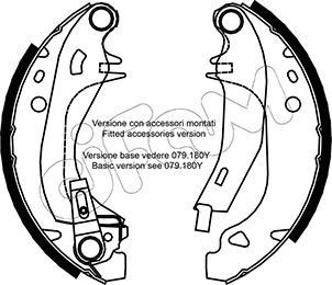 CIFAM Remschoenset 153-329Y 153-329Y Remschoenset CITROËN C3 CIFAM
