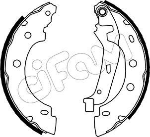 CIFAM Bremsebakkesæt 153-355 153-355 Bremsebakker NISSAN TRADE CIFAM