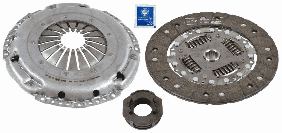 SACHS Sajūga komplekts 3000 327 002 SACHS 3000327002 Sajūga komplekts VW Passat 3A2 cena