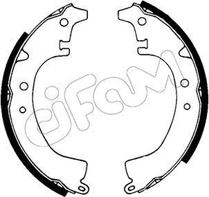 CIFAM Brake Shoe Set 153-408 CIFAM 153-408 Charmant brake shoe kits replacement
