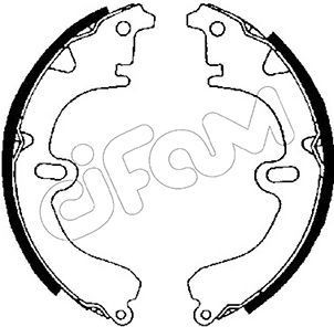 CIFAM Remschoenset 153-417 CIFAM 153-417 Remschoen Celica III Hatchback (A60) prijs