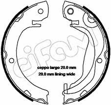 CIFAM Ganasce freno a mano 153-453 153-453 costo Ganasce freno a mano NISSAN TIIDA CIFAM