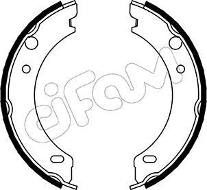 CIFAM Piduriklotside komplekt, seisupidur 153-477 Piduriklotside seisupidur CIFAM Ford TRANSIT 153-477