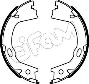 CIFAM Mâchoires de frein à main 153-499 Garniture de frein à main HYUNDAI CIFAM 153-499