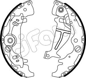 CIFAM Kit ganasce freni 153-501 153-501 Ganasce freno CIFAM HYUNDAI i20 costo