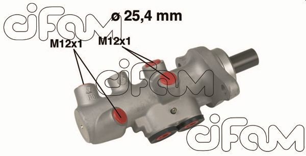 CIFAM Hauptbremszylinder 202-607 Tandemhauptbremszylinder CIFAM Volkswagen ARTEON 202-607