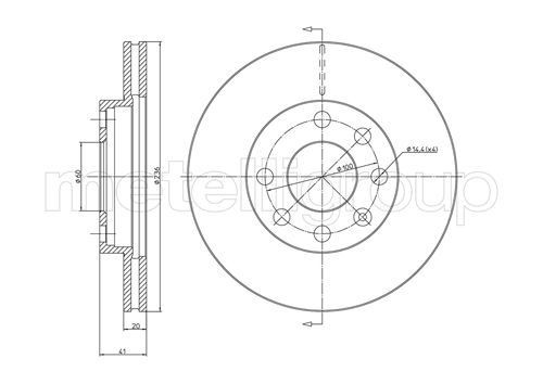 CIFAM Disco freno 800-096 CIFAM 800-096 Dischi freno sportivi Aveo / Kalos Sedan (T250, T255) prezzo