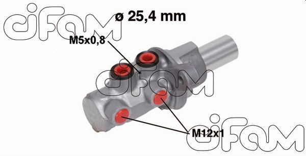CIFAM Bromsskiva 800-325 CIFAM 800-325 Bromsskivor sport Alfa Romeo Alfasud 901 original