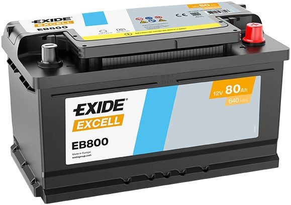 EXIDE Battery EB800 EXIDE EB800 genuine Cascada Convertible (W13) start stop battery price