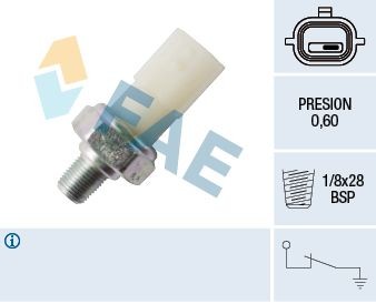 FAE Oljetrykkbryter 12699 Oljetrykksgiver FAE Renault ARKANA 12699