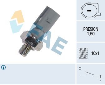FAE Interruttore di pressione olio 12840 Pressostato olio motore Mercedes-Benz W169 12840 FAE