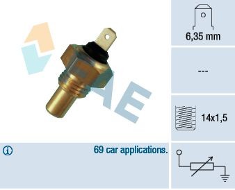 FAE Sensore, Temperatura refrigerante 31460 31460 costo Sensore di temperatura JEEP COMANCHE FAE