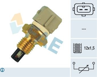FAE Sensor, temperatura do ar de admissão 33180 33180 Sensor de temperatura FAE PEUGEOT PARTNER