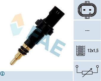 FAE Sensor, motortemperatur 33890 33890 Kjølevæsketemperatursensor TOYOTA RAV 4 FAE