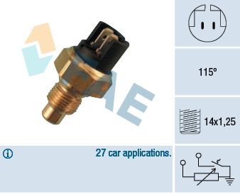 FAE Sensore, Temperatura refrigerante 34010 FAE 34010 Sensore temperatura motore Renault Master Van originali prezzo