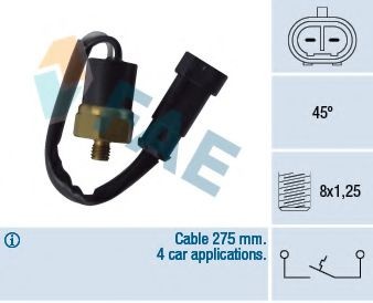 Temperature Switch, coolant warning lamp FAE 35860 FAE 35860 2021 IVECO Daily radiator fan switch replacement