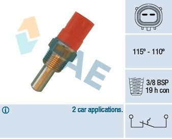 FAE Θερμικός διακόπτης, βεντιλατέρ ψυγείου 36400 FAE 36400 Θερμικός διακόπτης βεντιλατέρ ψυγείου Mitsubishi Pajero IV φθηνά