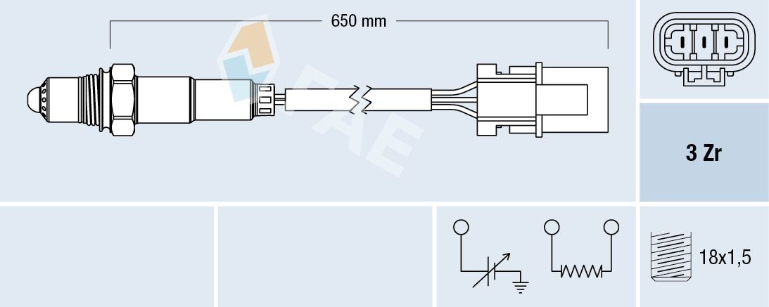 FAE Lambdasonde 77229 O2-sensor FAE PRIMASTAR 77229 goedkoop