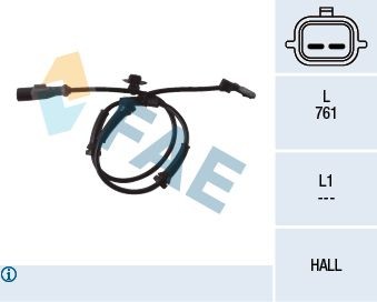 FAE Capteur ABS 78096 78096 Capteurs ABS MINI CLUBMAN FAE