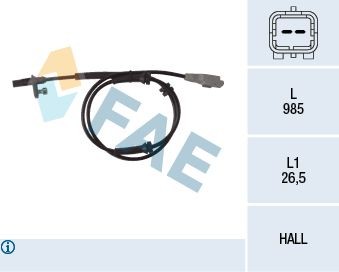 FAE ABS Sensor 78118 ABS sensor FAE FREELANDER 78118 billig