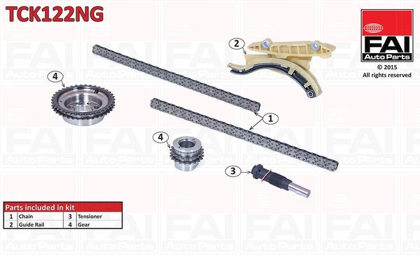 FAI AutoParts Styrekædesæt TCK122NG FAI AutoParts TCK122NG Styrekædesæt FORD Fiesta Mk4 (J3S, J5S) billig