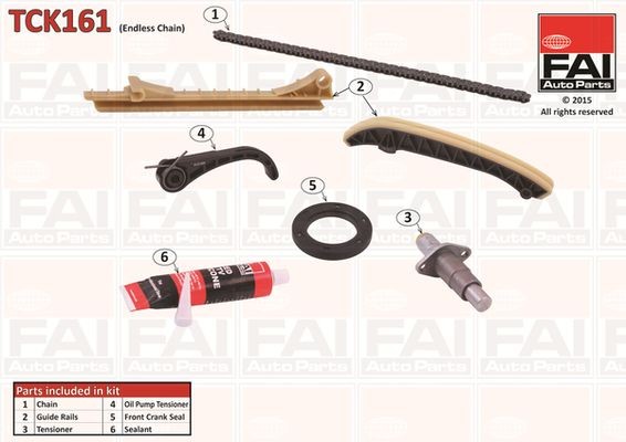 FAI AutoParts Distributiekettingset TCK161 Mercedes-Benz AMG GT Distributieketting, set FAI AutoParts TCK161