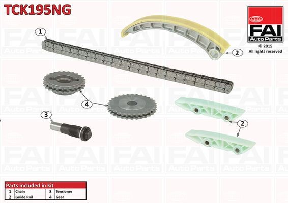 FAI AutoParts Distributiekettingset TCK195NG FAI AutoParts TCK195NG Distributieketting Massif Pick-up prijs