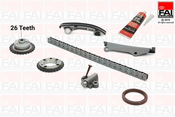 FAI AutoParts Kit catena distribuzione TCK43 TCK43 costo Catena di distribuzione NISSAN PATROL FAI AutoParts