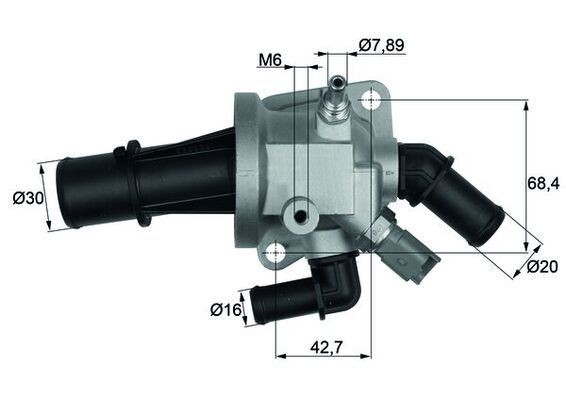 MAHLE Termostato motore TI 164 88 TI 164 88 costo Termostato refrigerante MAHLE FIAT FREEMONT
