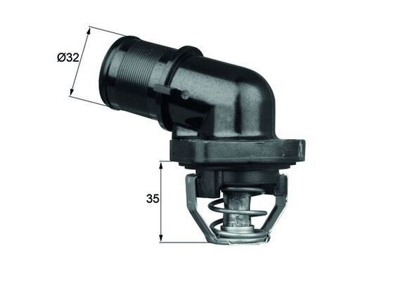 MAHLE Thermostat d'eau TI 181 89 Citroën SAXO Calorstat MAHLE TI 181 89
