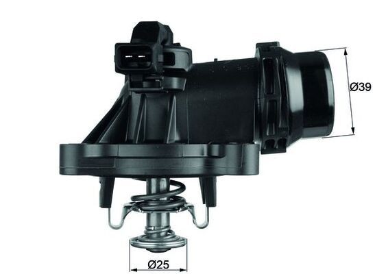 MAHLE Thermostaat, koelvloeistof TM 18 105 MAHLE TM 18 105 originele Koelwaterthermostaat PEUGEOT 306 prijs