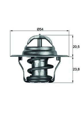 MAHLE Termostaat, Jahutusvedelik TX 14 80D Termostaat MAHLE Nissan GT-R TX 14 80D