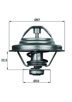 MAHLE Θερμοστάτης, ψυκτικό υγρό TX 24 87D MAHLE TX 24 87D Θερμοστάτης VW T2 Transporter σε χαμηλές τιμές