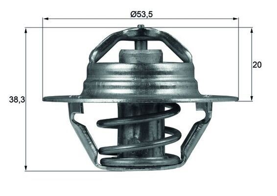 MAHLE Termostato motore TX 88 88D TX 88 88D costo Termostato refrigerante RENAULT MASTER MAHLE