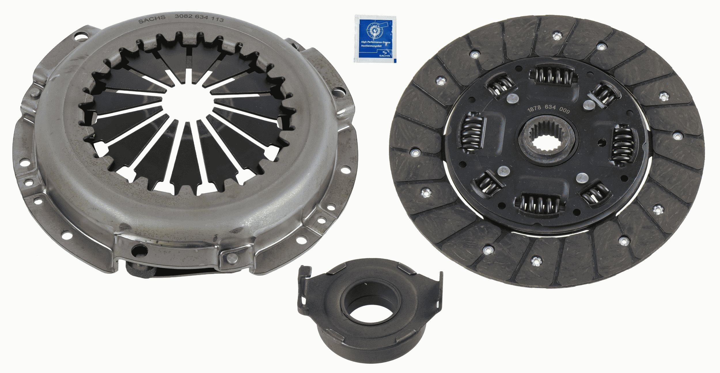 SACHS Kit de embraiagem 3000 569 001 SACHS 3000 569 001 Kit de embraiagem RENAULT 25 Hatchback 2.8 V6 (B293) 156 cv 1988