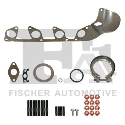 FA1 Turbocharger, montageset KT110130 FA1 KT110130 originele Montageset uitlaat SKODA RAPID prijs