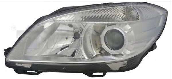 Esituli TYC 20-14428-05-2 TYC 20-14428-05-2 SKODA ROOMSTER 2013 Esituled