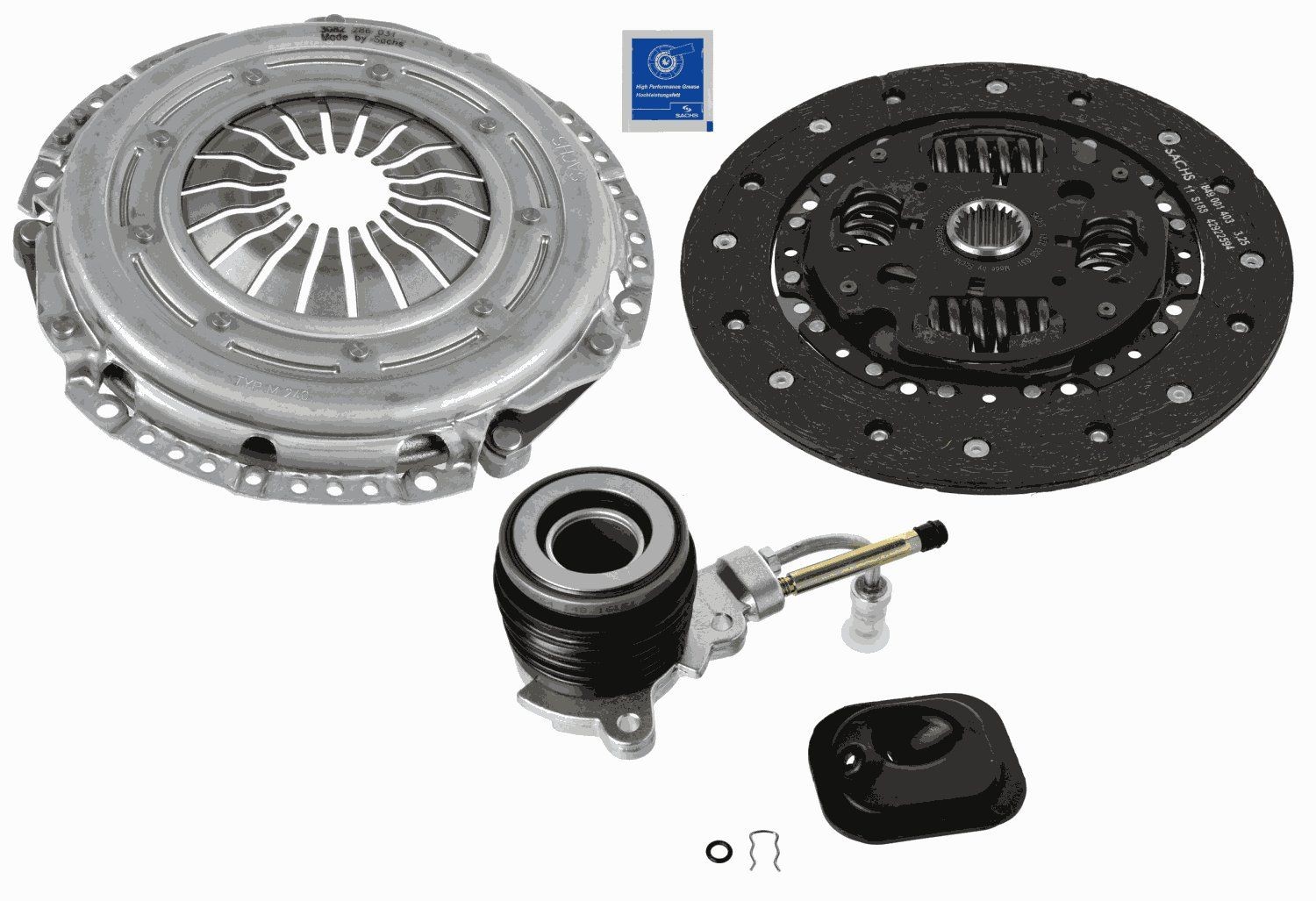 SACHS Kytkinpaketti 3000 990 008 SACHS 3000 990 008 Kytkinpaketti FORD Mondeo Mk1 Farmari (BNP) 1.8 i 16V 4x4 115 hv 1993