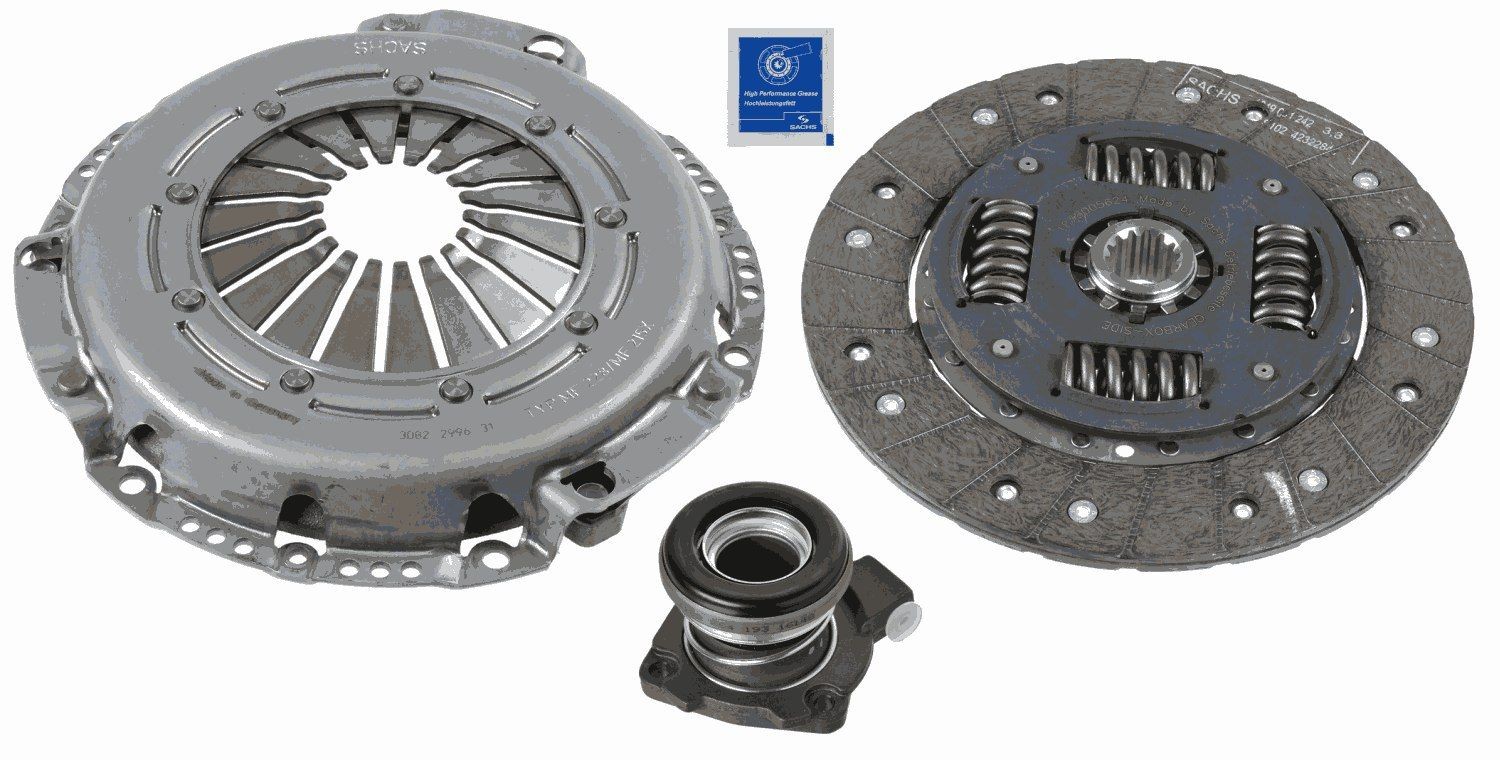 SACHS Kopplingssats 3000 990 010 SACHS 3000 990 010 Kopplingssats Saab 900 II Cabriolet